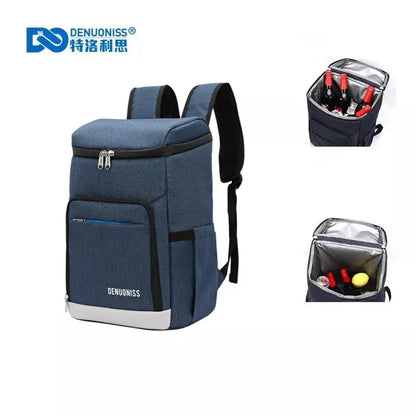 DENUONISS Suitable Picnic Cooler Backpack Thicken Waterproof Large Thermal Bag Refrigerator Fresh Keeping Thermal Insulated Bag App Casa